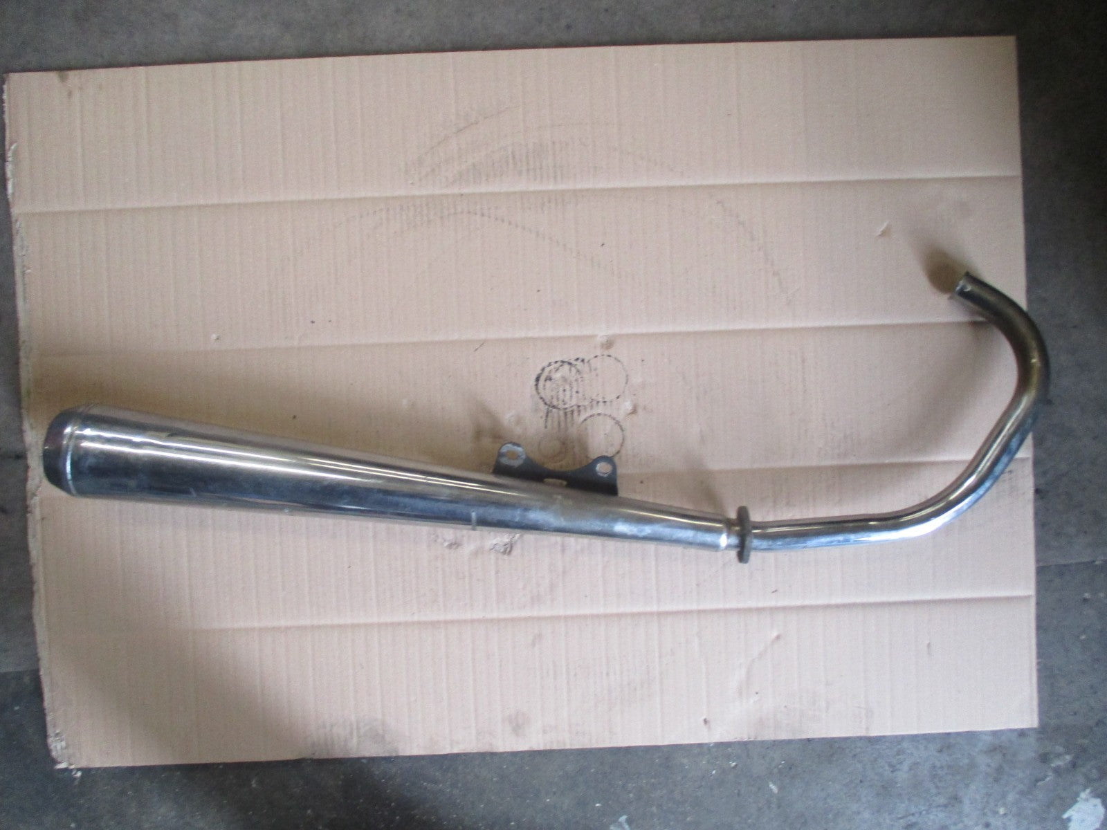 Pot d'échappement droit pour Honda 125 CBT - CB125T - 125 Twin