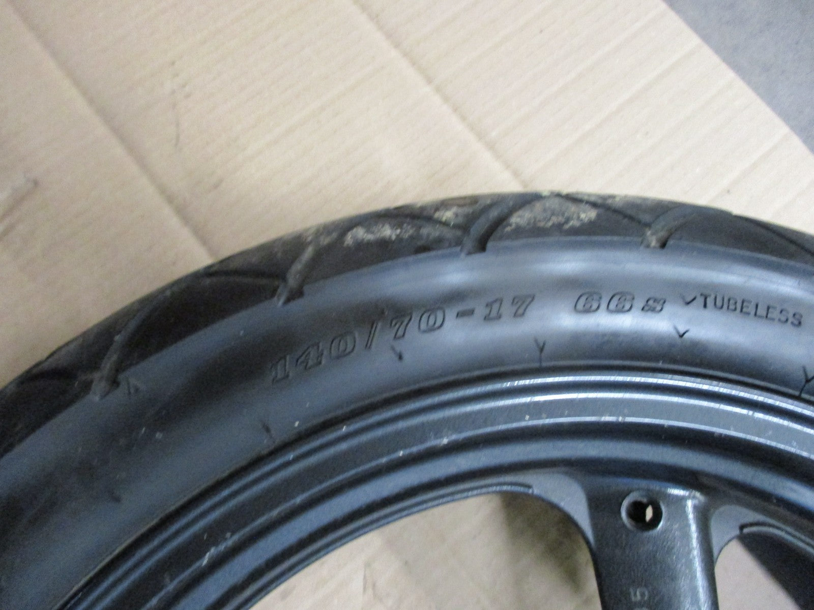 Roue avant et arrière avec pneu bon état pour Yamaha 125 TZR - 4FL