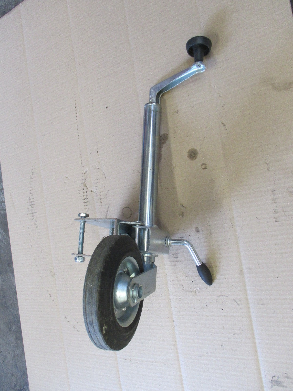 Roue Jockey + fixation pour remorque porte moto Trigano