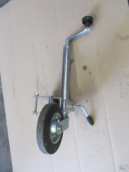 Roue Jockey + fixation pour remorque porte moto Trigano