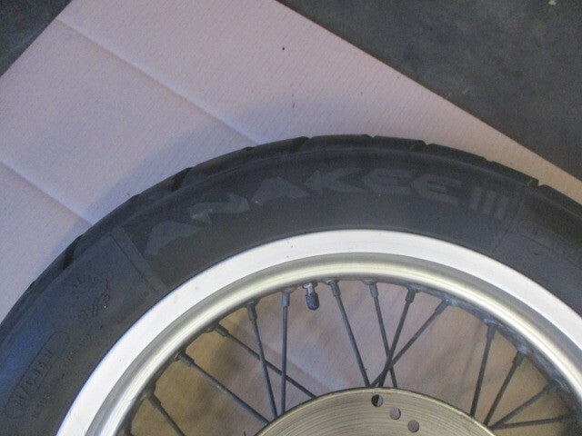 Roue arrière avec pneu Michelin très peu roulé pour Suzuki 650 XF Freewind