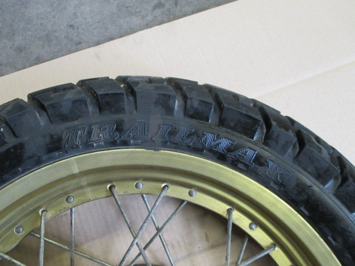 Roue avant arrière avec pneu DUNLOP peu roulé Honda 600 XLL - XLM - XLLM - PD04