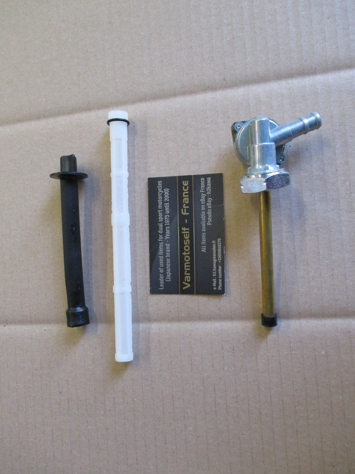 Robinet essence NEUF + filtre + levier commande Honda 125 XLV - Varadéro - JC32