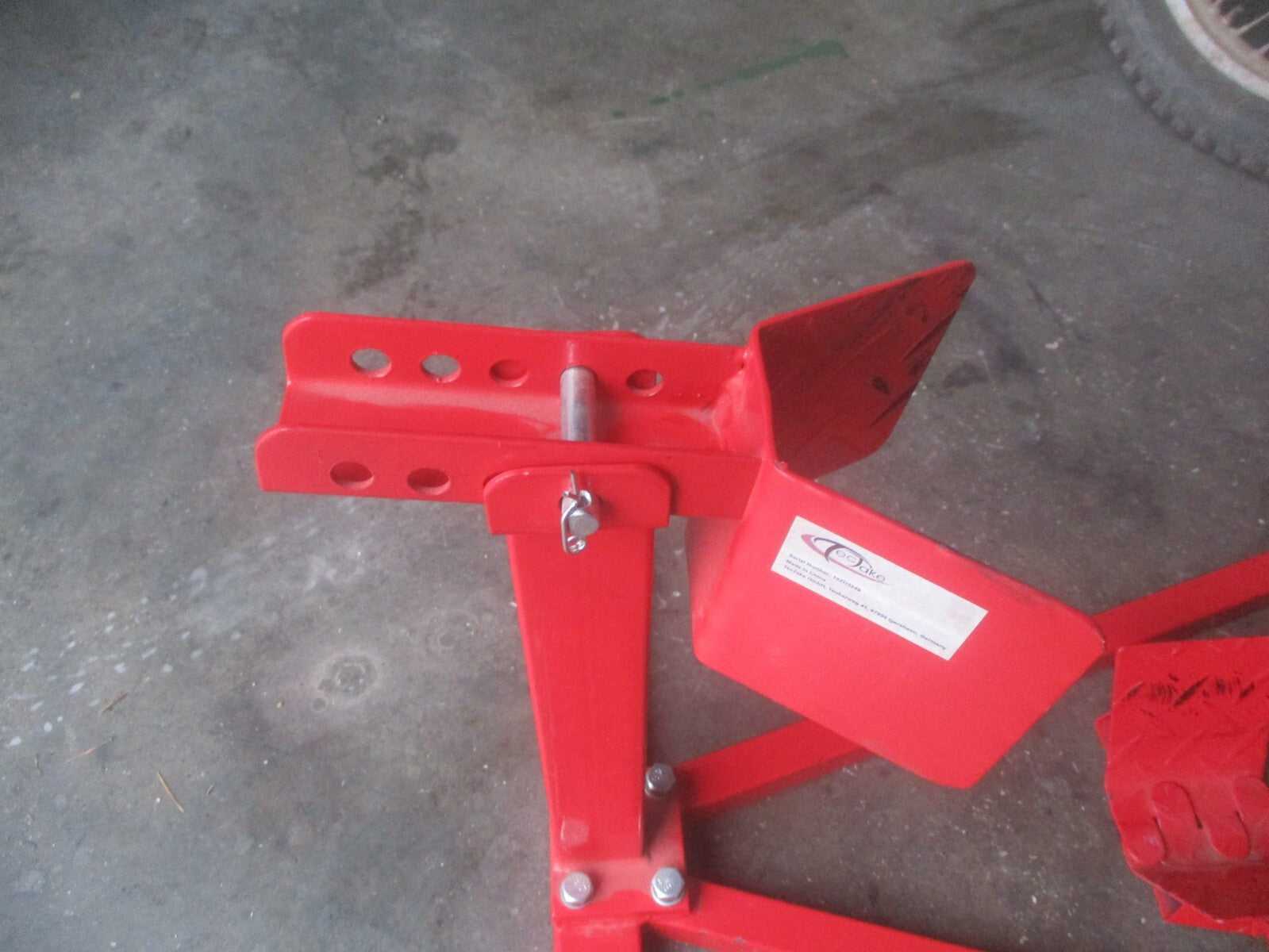 Bloc roue avant de moto, réglable