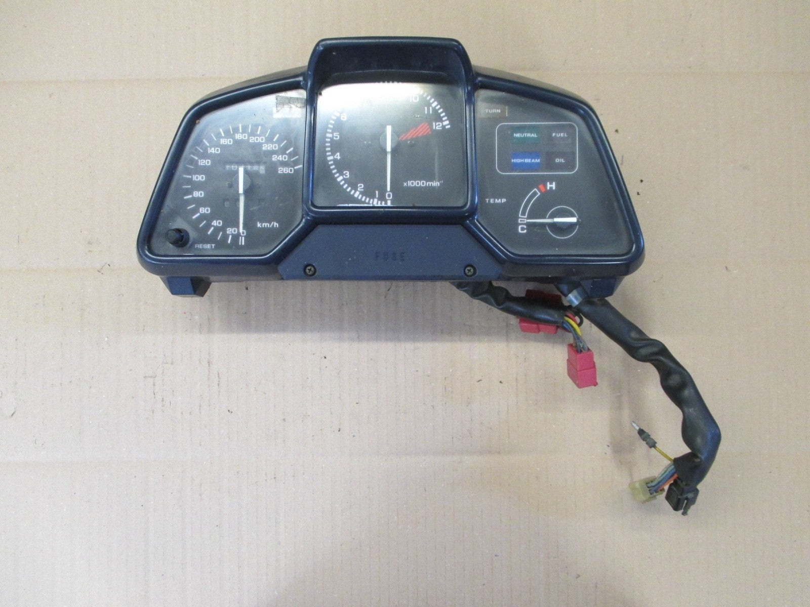 Bloc compteur compte tours pour Honda 750 VFR - RC24 - 1986 / 1987