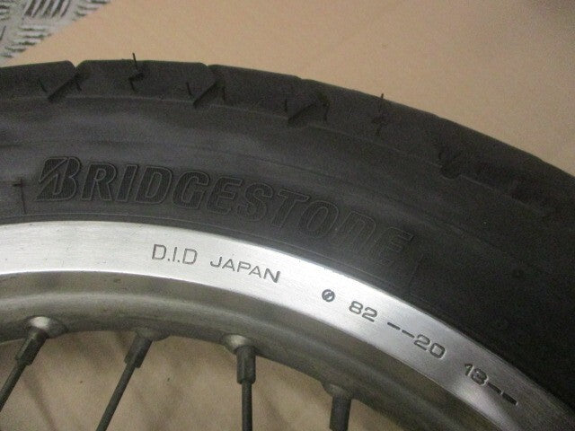Roue arrière avec pneu BRIDGESTONE peu roulé Honda 650 FX - VIGOR - SLR - RD09