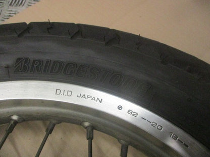 Roue arrière avec pneu BRIDGESTONE peu roulé Honda 650 FX - VIGOR - SLR - RD09