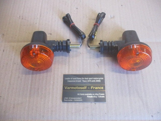 Clignotants NEUFS - tige courte - pour Kawasaki 250 KLR - 600 KLR - 650 KLR