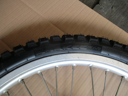 Roue avant avec pneu très peu roulé Honda 125 MTX - JD07 - Frein avant à disque