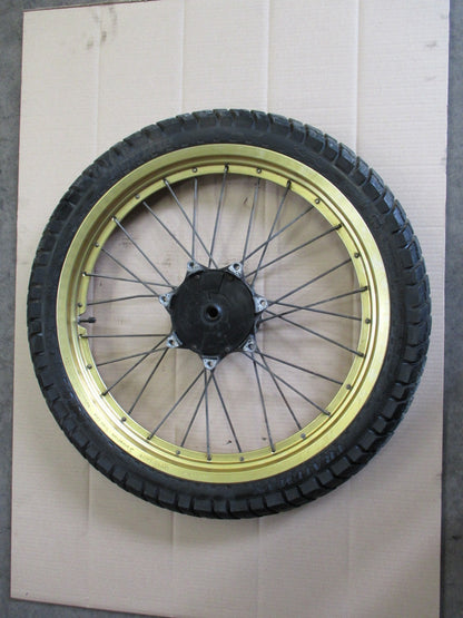 Roue avant arrière avec pneu DUNLOP peu roulé Honda 600 XLL - XLM - XLLM - PD04
