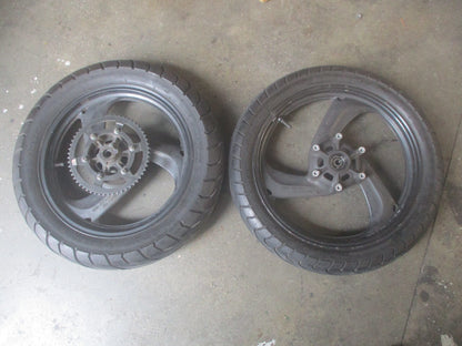 Roues avant + arrière pneu DUNLOP très peu roulé Yamaha 125 TDR - 4FU - 5AE