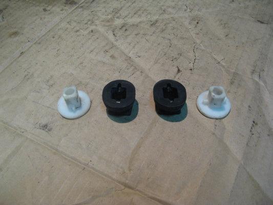 Caoutchoucs et carré de fixation phare pour Yamaha 125 DTMX - 2A8