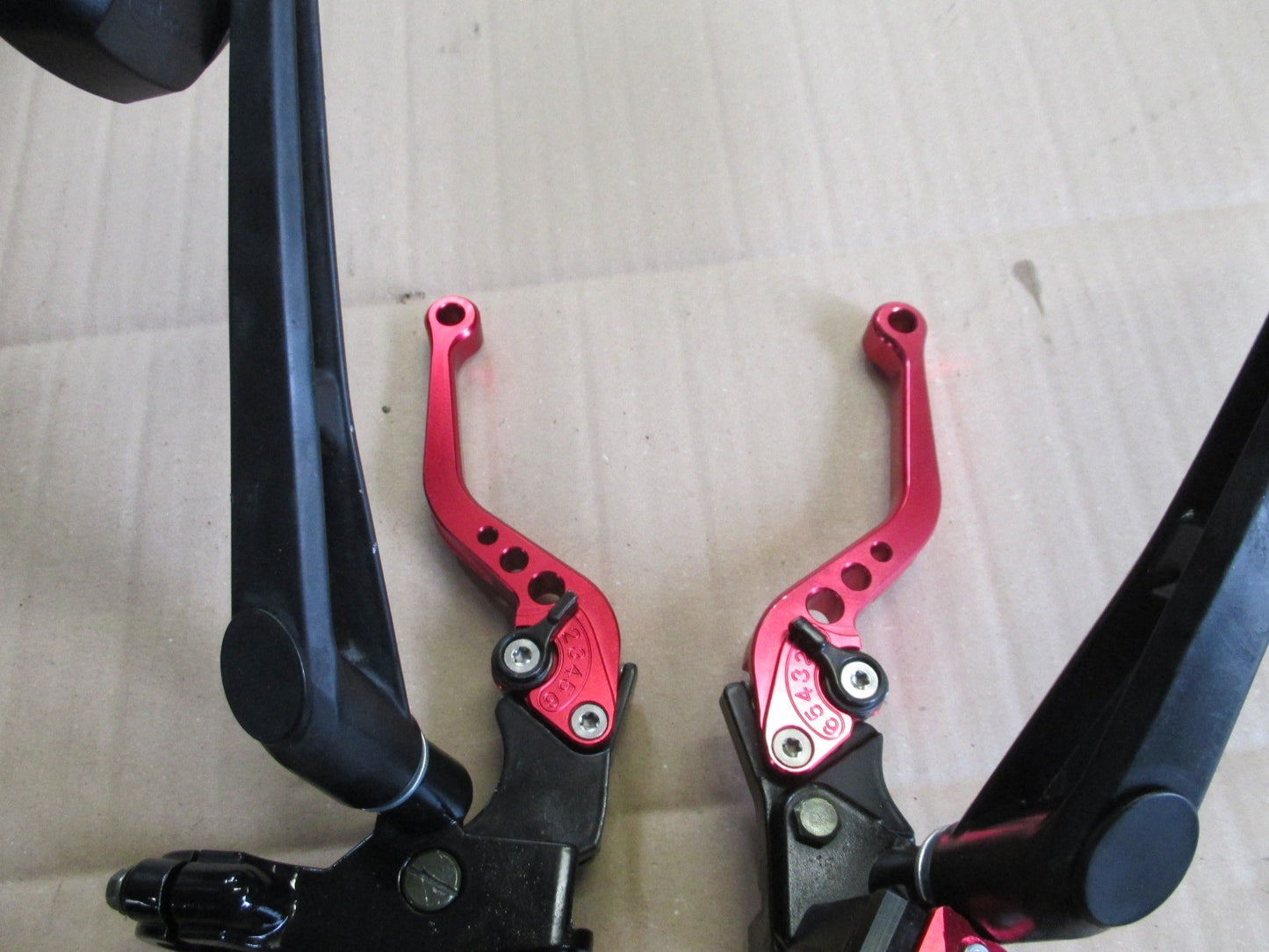 Commandes frein / embrayage +rétroviseurs Super Motard pour Yamaha 125 XTX - XTR