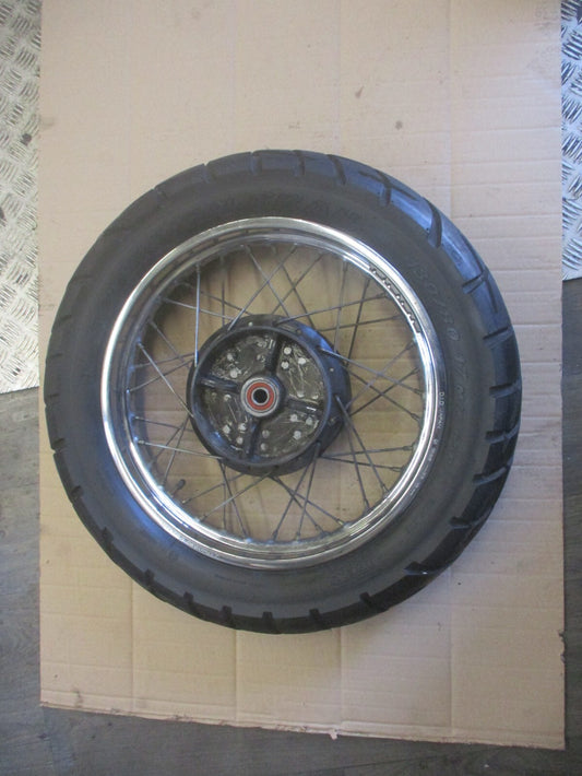 Roue arrière acier chromé avec pneu bon état Yamaha 600 XTE - 3TB - 4PT - DJ02