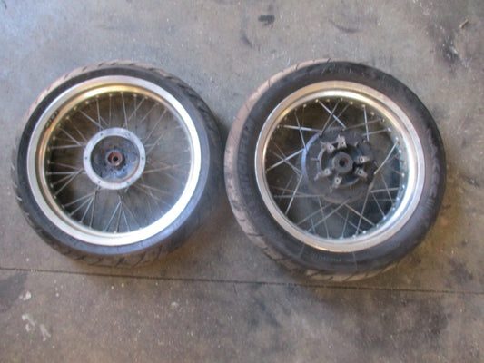 Roue avant et arrière avec jantes EXCEL pour Yamaha 600 XT - XTZ - 2KF - 3AJ