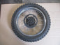 Roue arrière comme neuve avec pneu très peu roulé pour Yamaha 125 XT - 12V - 3YU
