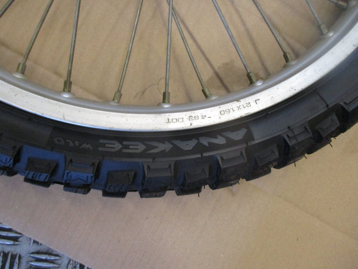 Roue avant avec pneu MICHELIN neuf Honda 125 MTX - JD07 - Frein avant à disque