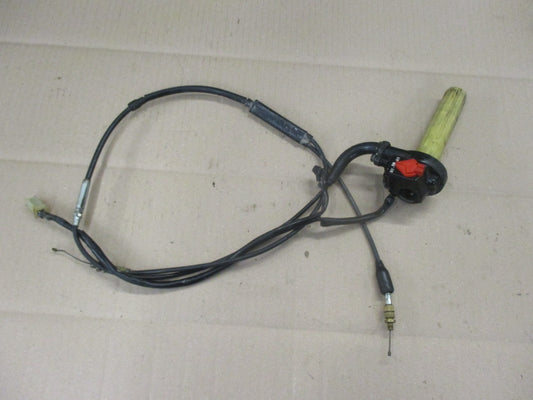 Poignée d'accélérateur + cocotte + cable accélérateur Kawasaki 125 KMX - MX125B
