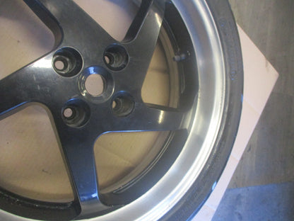 Roue arrière avec bordures polies pour Honda 750 VFR - RC36 - Type 2 - 1994/1997