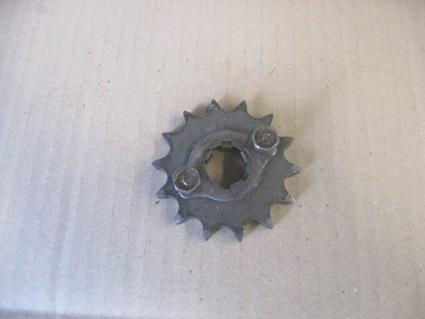 Pignon sortie de boite + plaquette de fixation pour Honda 125 TL TLS