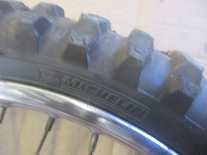 Roue avant avec pneu MICHELIN très peu roulé pour Yamaha 125 DTR - DTRE