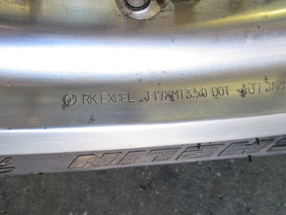 Roue avant et arrière avec jantes EXCEL pour Yamaha 600 XT - 2KF