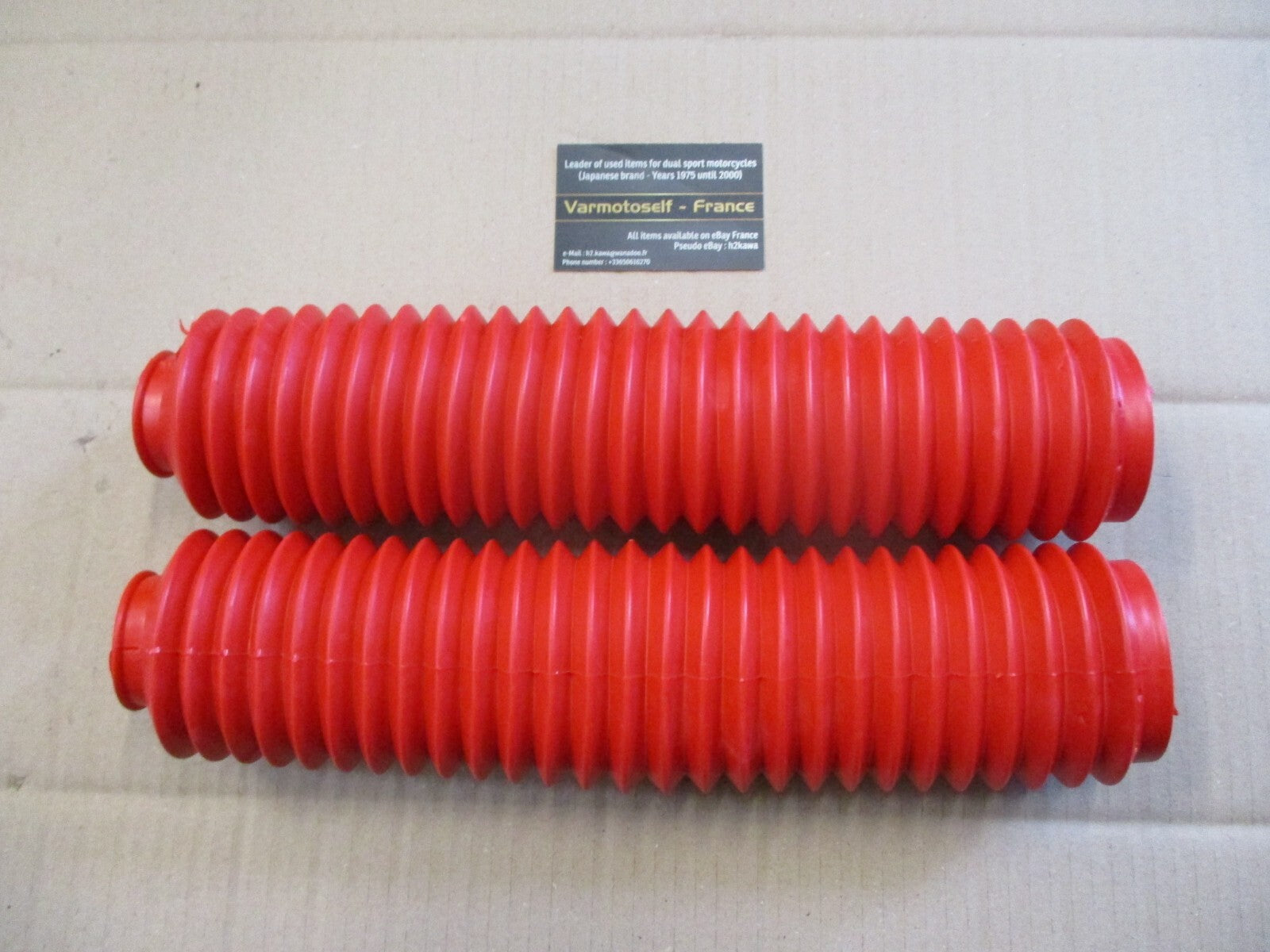 Soufflets de fourche NEUFS Yamaha 125 DTRE (DE061) - DTX (DE062)