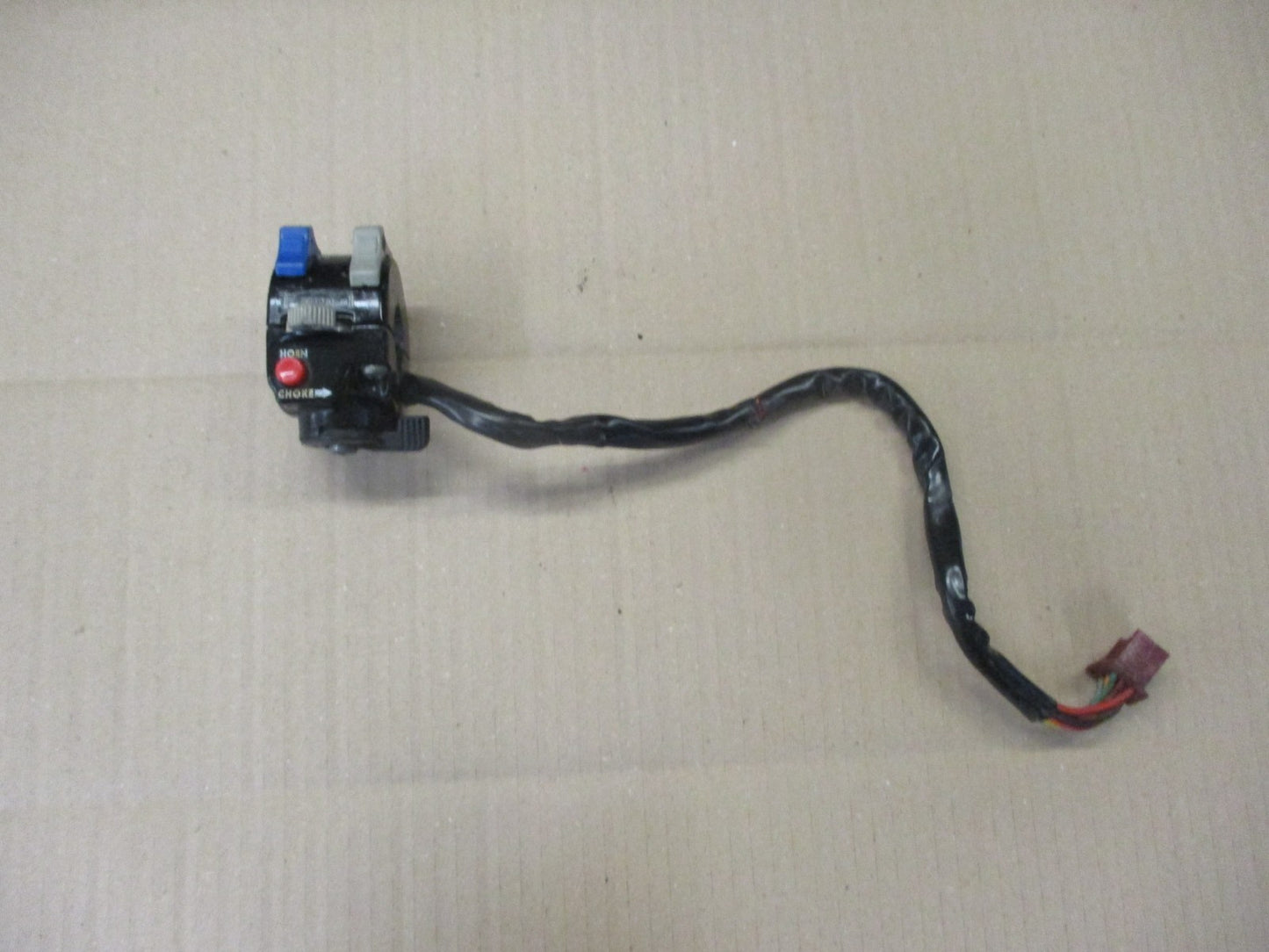 Commodo gauche + commande de starter pour Kawasaki 125 KMX - MX125B