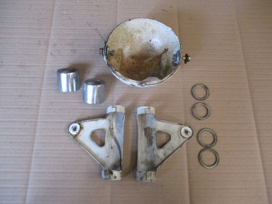 Pattes + cuvelage de phare pour Yamaha 125 DTF - DTE - 1F9