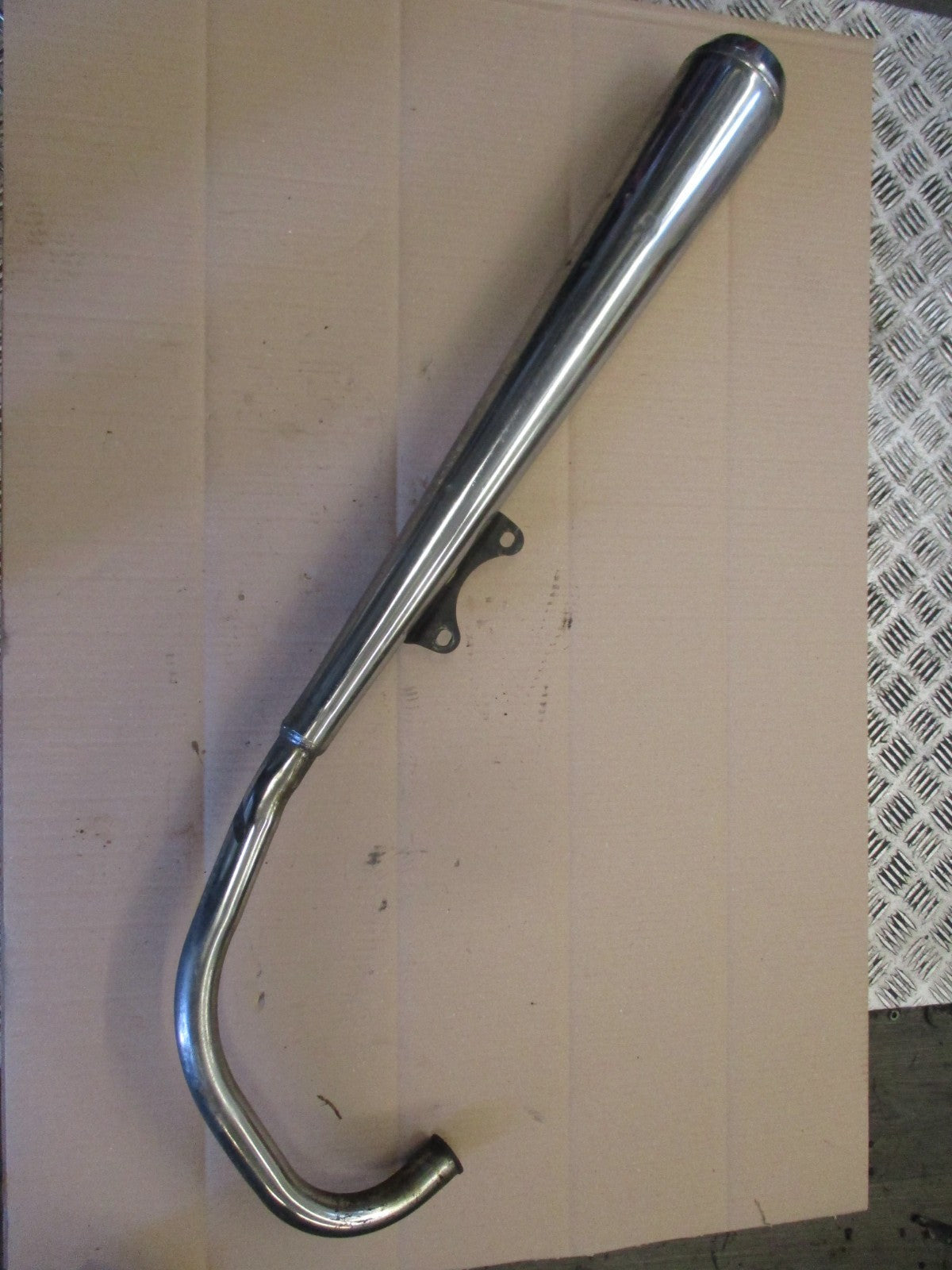 Pot d'échappement droit pour Honda 125 CBT - CB125T - 125 Twin