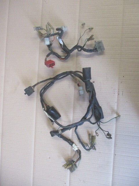 Circuit électrique principal + avant Honda 125 XLS - modèle prise blanche 8 fils