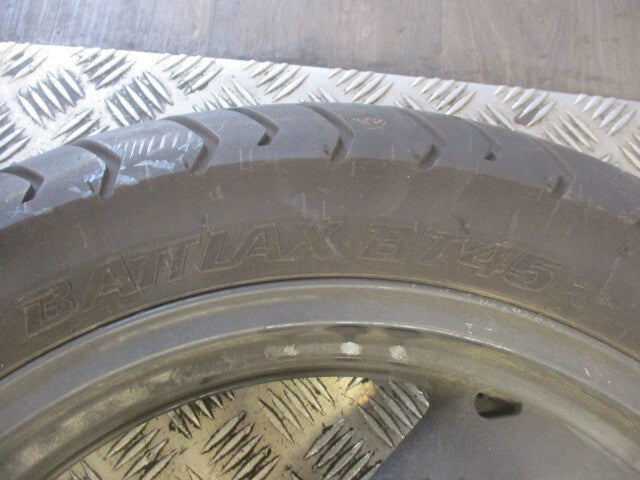 Roues avant + arrière pneu BRIDGESTONE très peu roulé Yamaha 125 TDR - 4FU - 5AE
