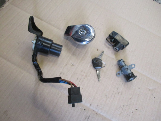 Nieman + bouchon + serrure de selle et casque pour Yamaha 535 XV Virago - 2YL