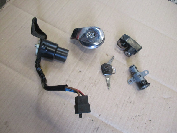 Nieman + bouchon + serrure de selle et casque pour Yamaha 535 XV Virago - 2YL