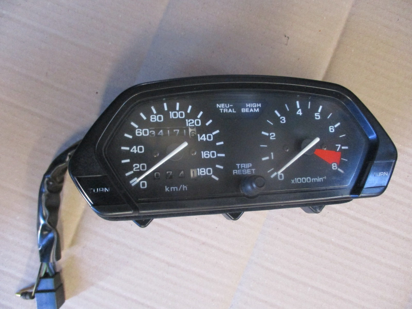 Bloc compteur compte tours pour Honda 650 NX Dominator - RD08A - 34171 kms
