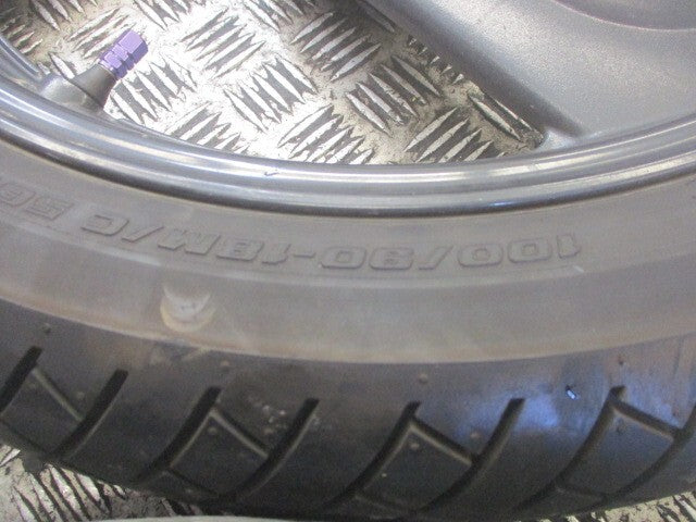 Roues avant + arrière pneu BRIDGESTONE très peu roulé Yamaha 125 TDR - 4FU - 5AE