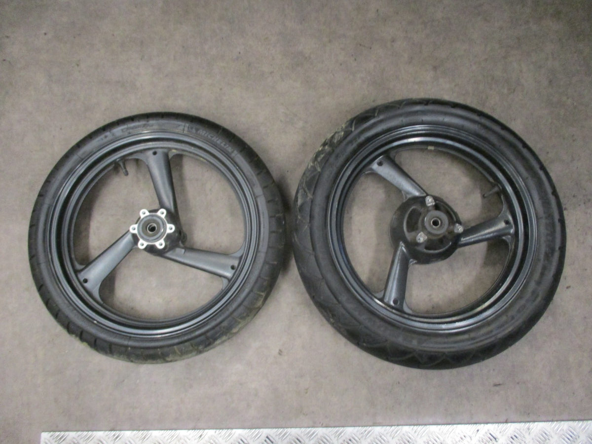 Roue avant et arrière avec pneu bon état pour Yamaha 125 TZR - 4FL