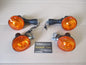 Clignotants avant et arrière NEUFS + ampoules 6V-21W Yamaha 250 - 400 - 500 XT