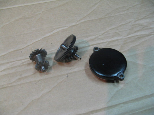 Pignons de demarreur + carter pour Honda 125 NX Transcity - JD12