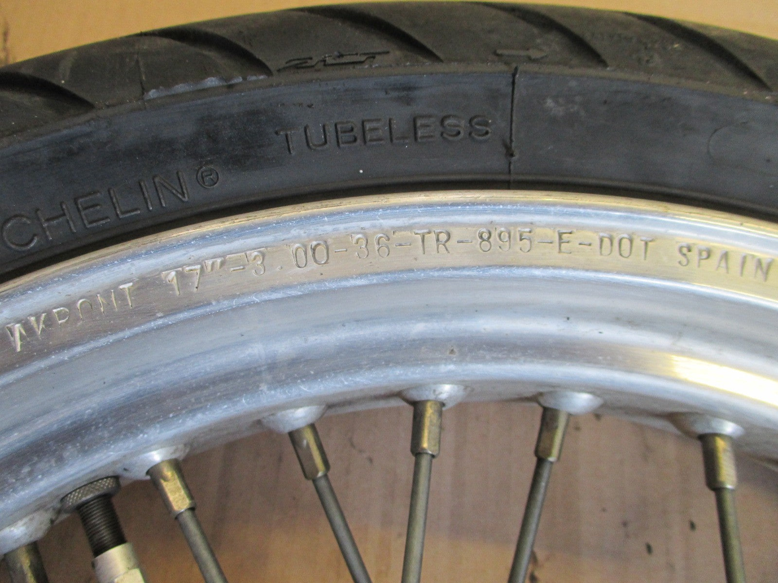 Roue avant et arrière avec jantes AKRONT pour Yamaha 600 XTE - 3TB - 4PT - DJ02