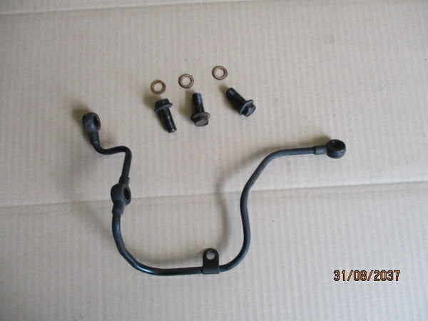 Tuyauterie rigide d'huile + vis pour Kawasaki 650 KLR - KL650B