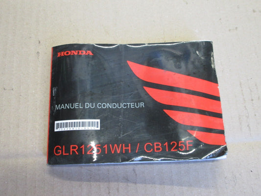 Manuel du conducteur pour Honda 125 CBF - JC74