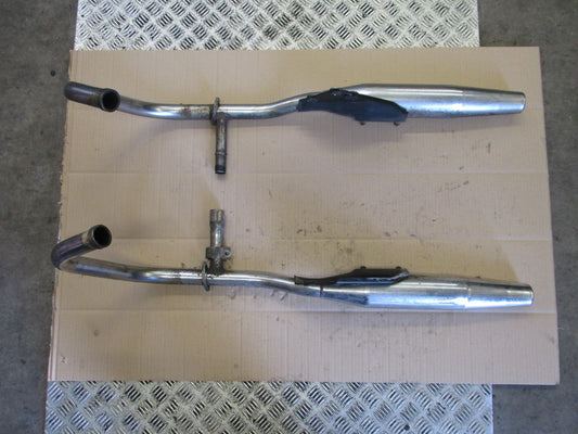 Pots d'échappement gauche et droit pour Honda 125 Rebel - JC24A - JC26A