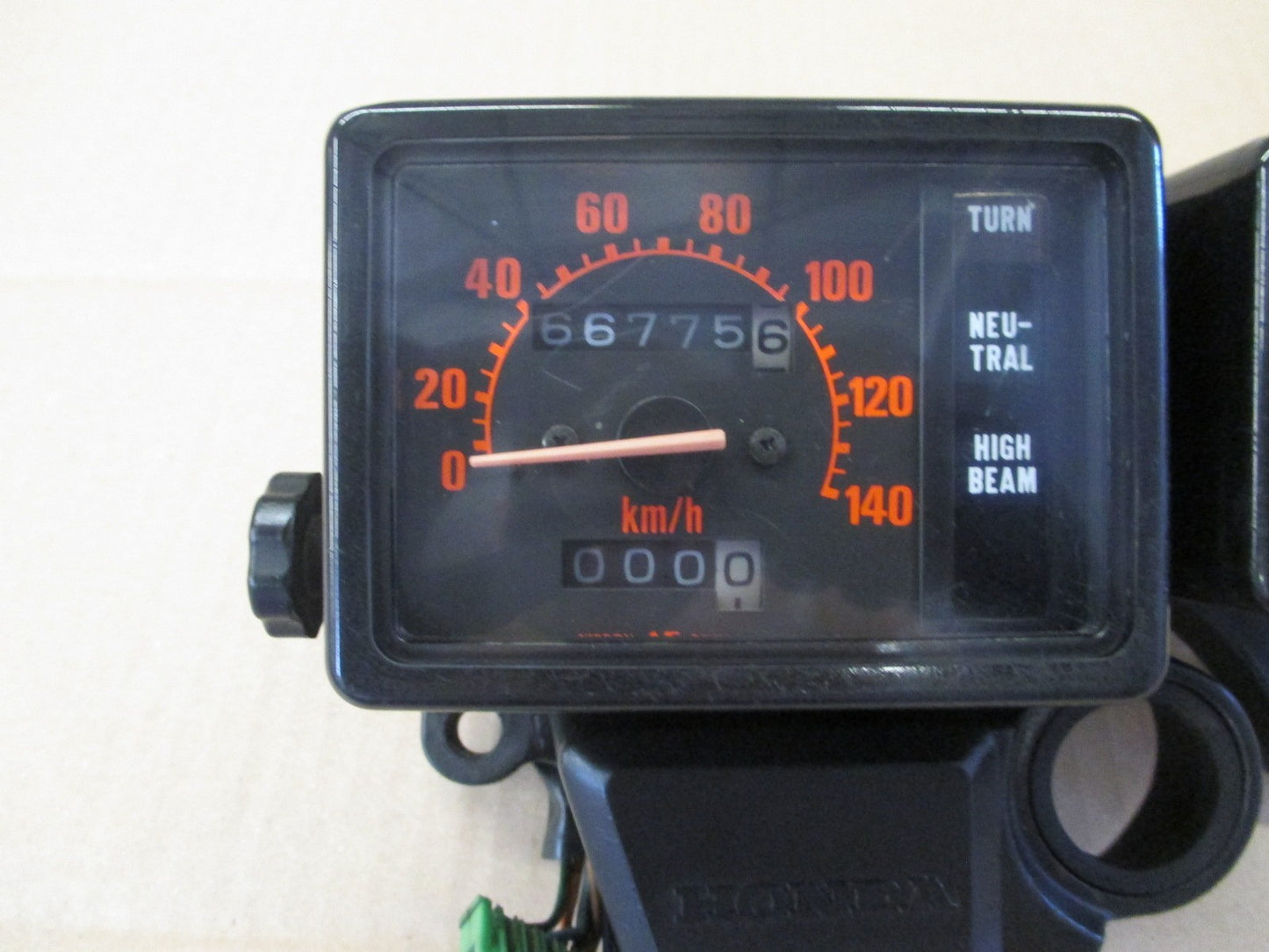 Bloc compteur compte tour pour Honda 125 XLR - JD04 - Modèle phare rectangulaire