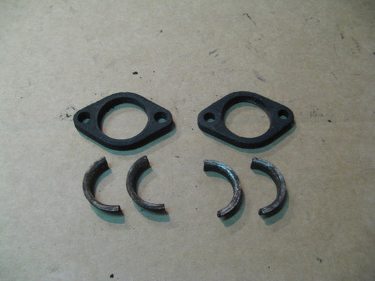 Colerettes d'échappement + 1/2 coquilles pour Honda 600 XLL - XLM - XLLM - PD04