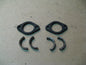Colerettes d'échappement + 1/2 coquilles pour Honda 600 XLL - XLM - XLLM - PD04