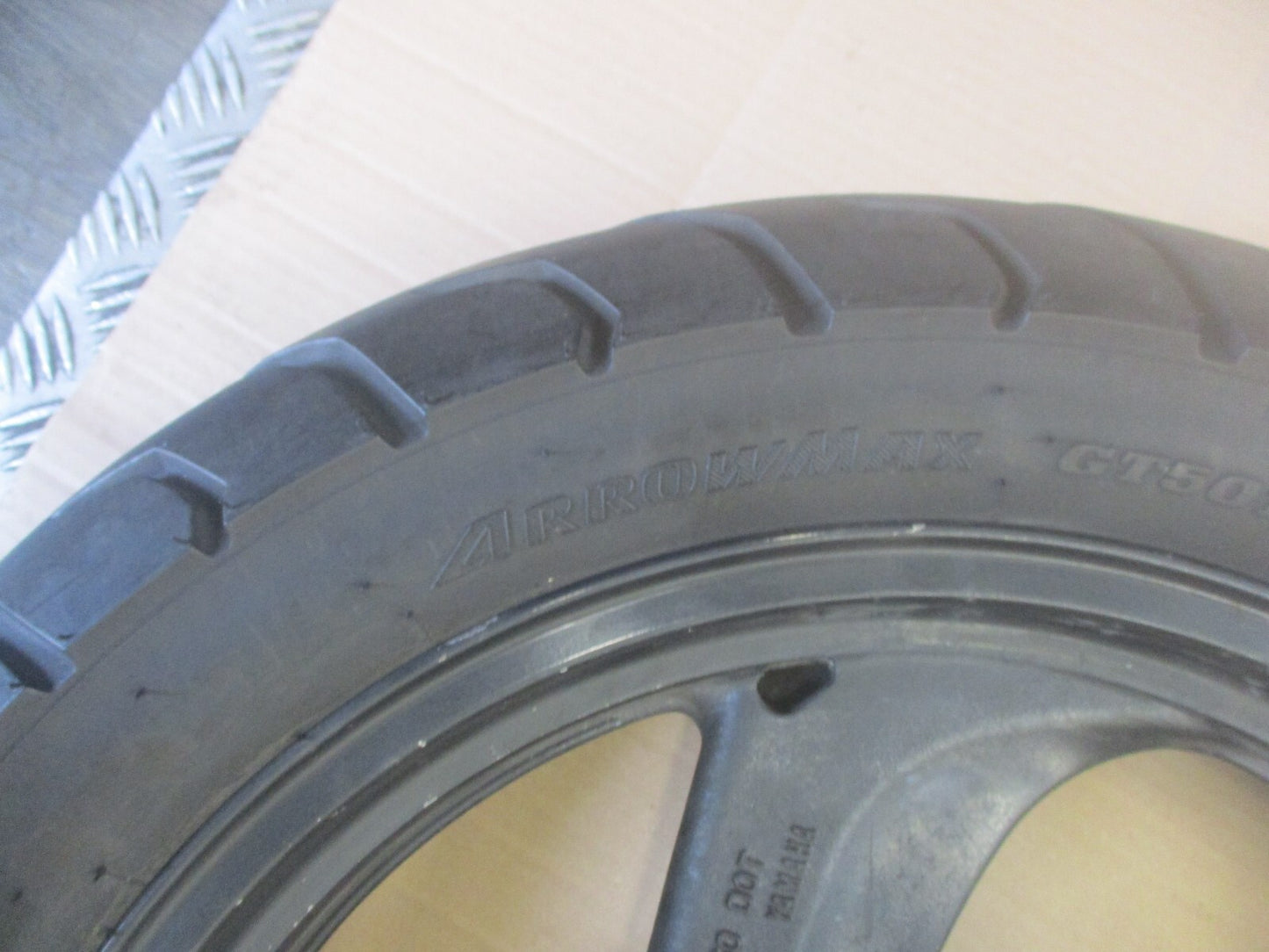 Roues avant + arrière pneu DUNLOP très peu roulé Yamaha 125 TDR - 4FU - 5AE