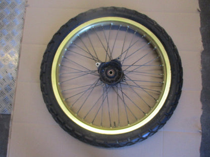 Roue avant avec pneu très peu roulé pour Suzuki 600 DR - SN41A - Couleur "or"