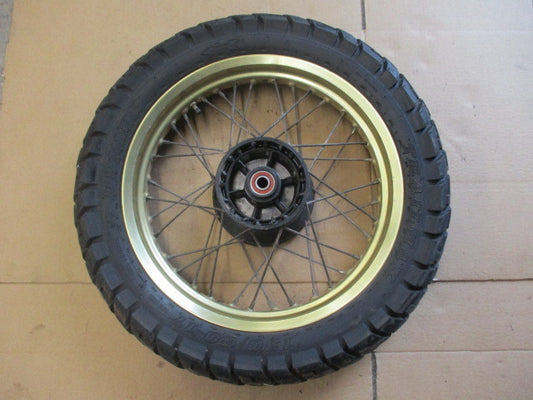 Roue arrière à frein à tambour pour Suzuki 600 DR - SN41A - couleur "or"