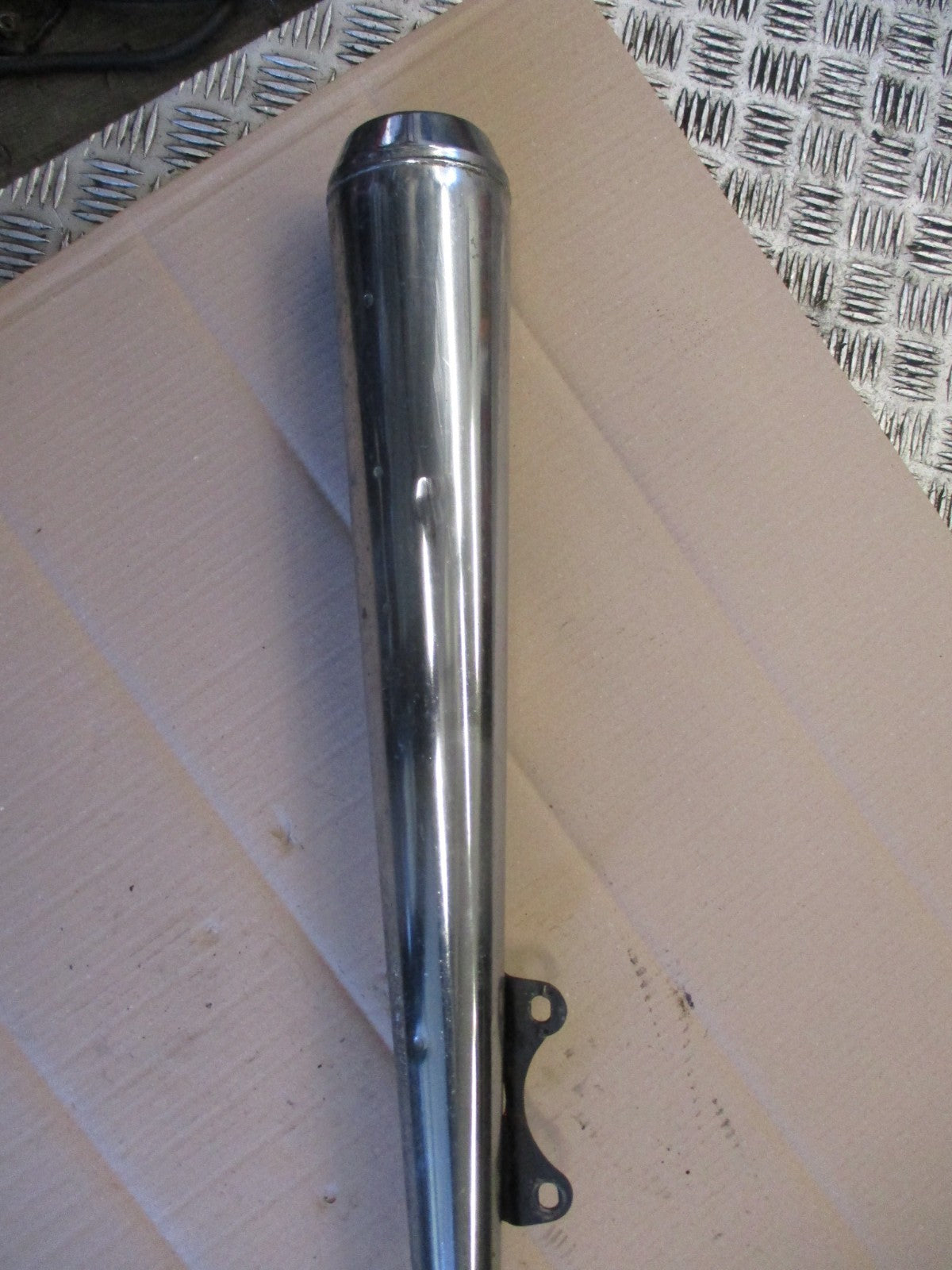 Pot d'échappement droit pour Honda 125 CBT - CB125T - 125 Twin